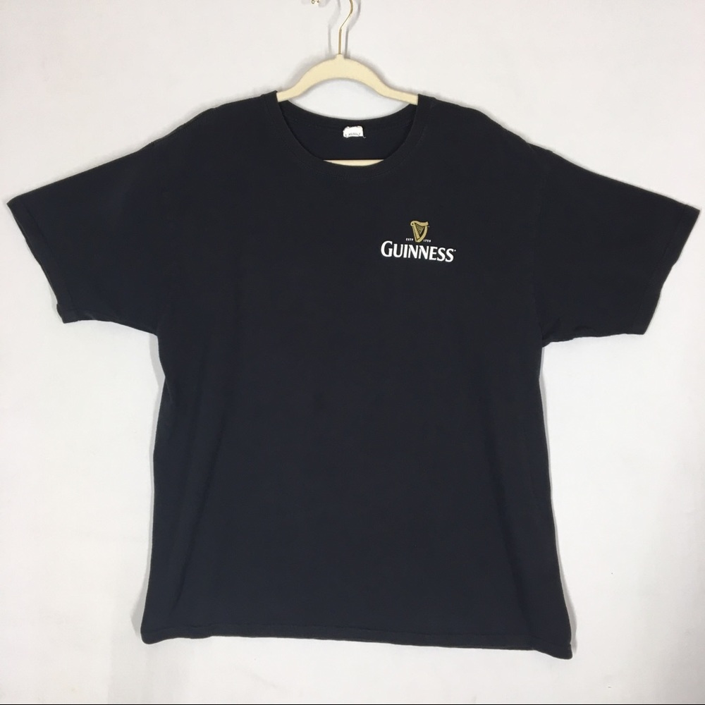 Vintage Anvil Guinness Crew Neck Tee Shirt Sz XL